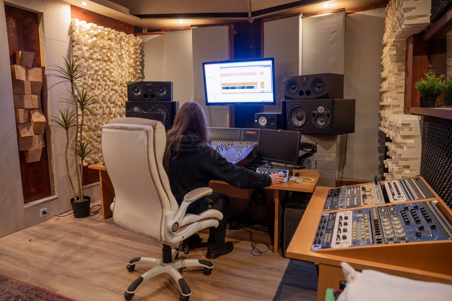 Session de production en régie